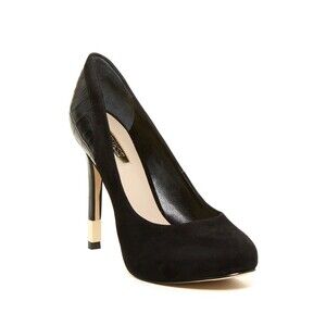 NWOB Guess Margoo Croc Embossed Suede Pump